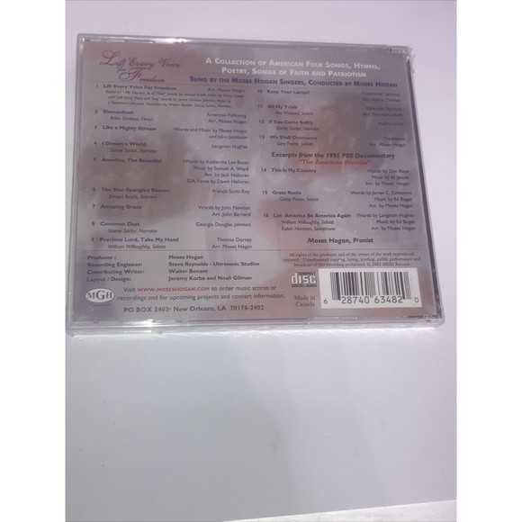 Lift Every Voice for Freedom (CD) by The Moses Hogan Singers arr by Moses Hogan - Picture 7 of 13